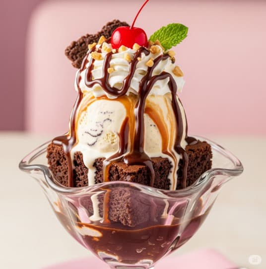 Brownie Sundae
